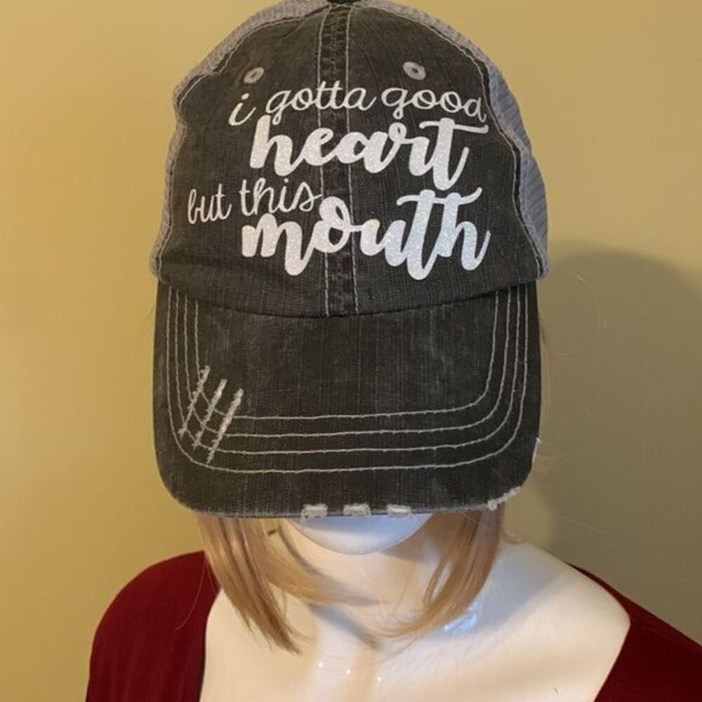 Loaded Lids Ball Cap with Velcro closure.  NWOT dark gray